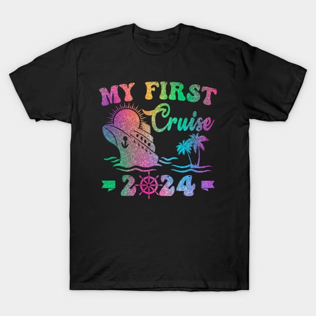 My First Cruise 2024 Tee Family Vacation Cruise Ship Travel T-Shirt by Cruise Squad Prints